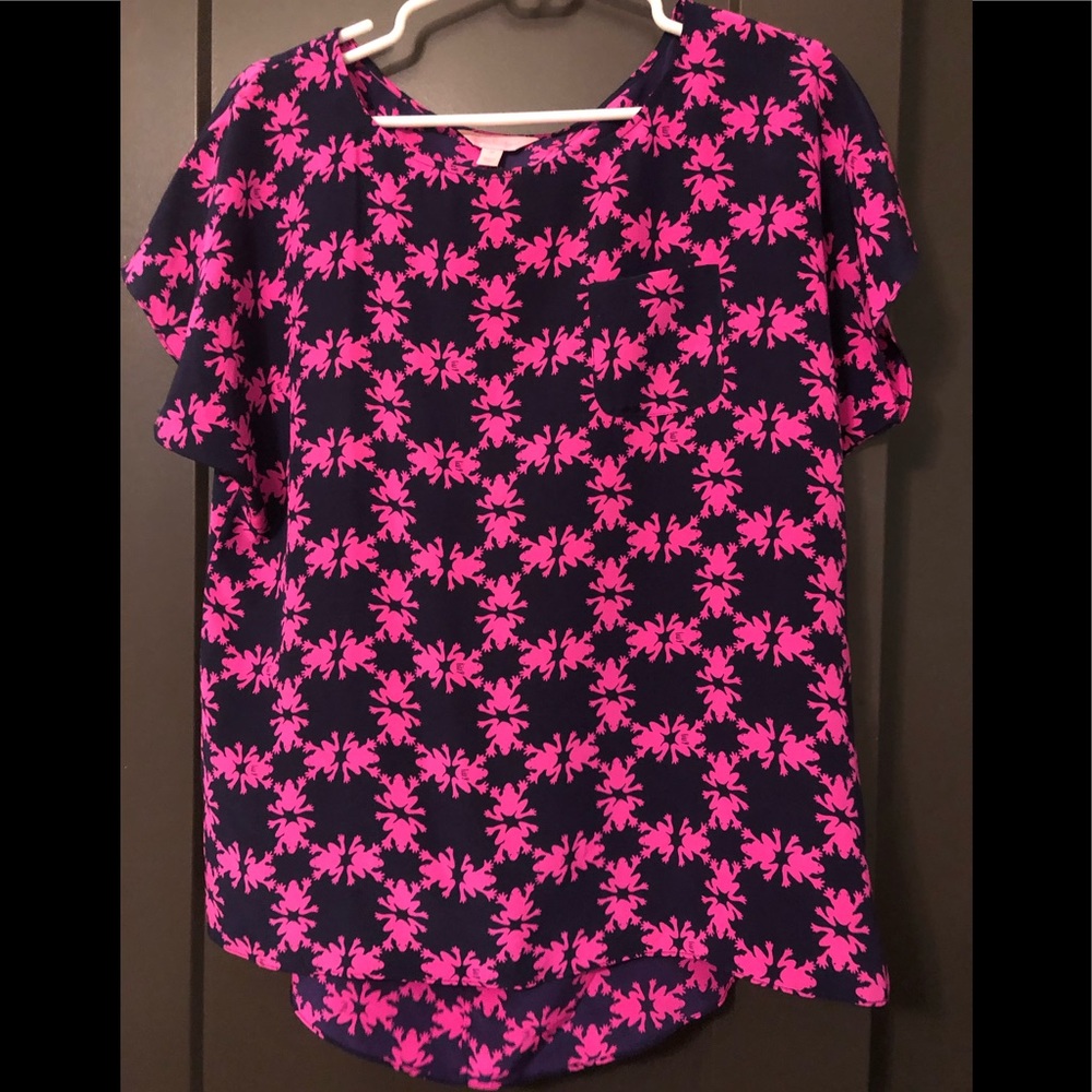 Lilly Pulitzer silk top